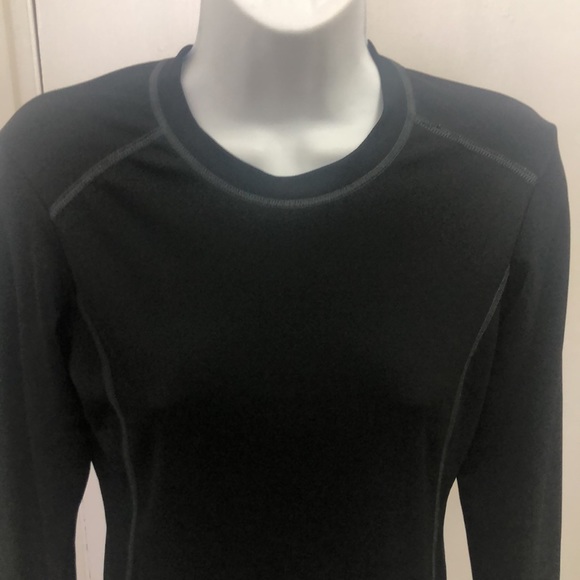 COLUMBIA TITANIUM BLACK LONG SLEEVE SPORTSWEAR TOP • Sz S - Picture 3 of 11